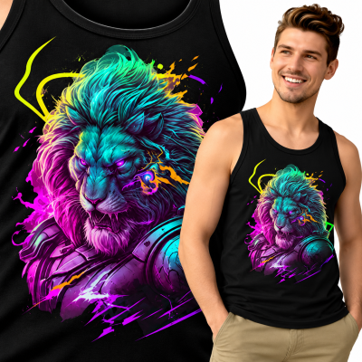 TANK TOP ZWIERZĘTA  BAD LION 2